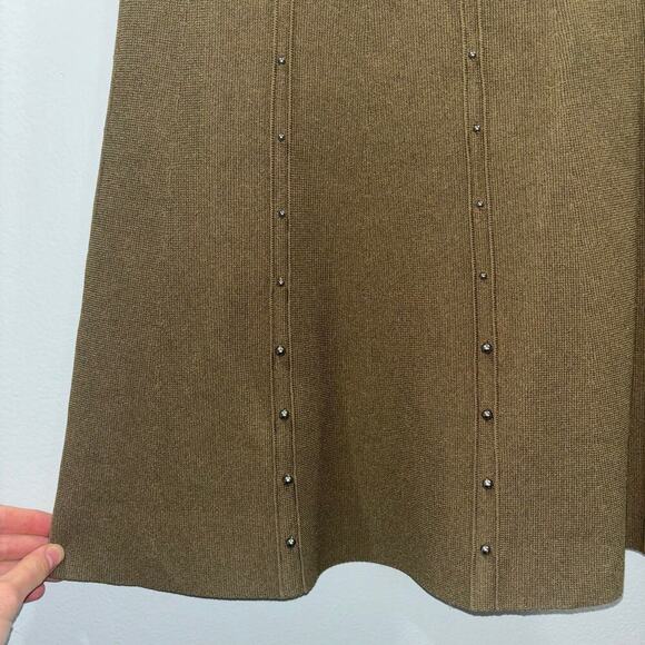 Sandro Brown Studded Skirt - Picture 6 of 13